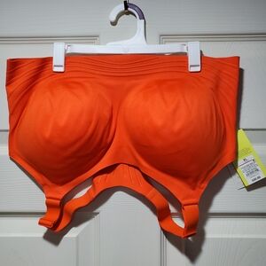 Seamless Orange Sports Bra